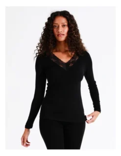 Soho Thermal Top In Black