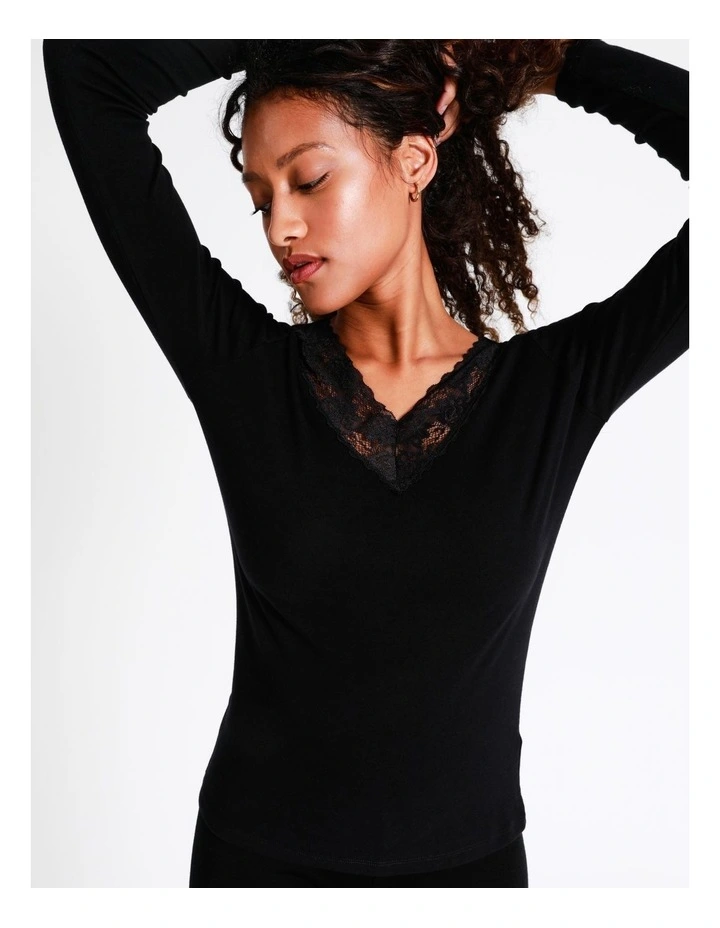 Soho Thermal Top In Black 4 Soho Thermal Top In Black - Image 4