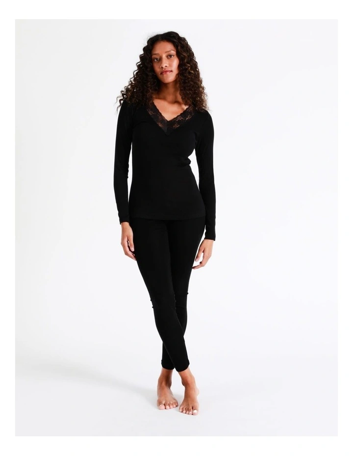 Soho Thermal Top In Black 6 Soho Thermal Top In Black - Image 6