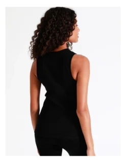 Soho Thermal Tank Top In Black -Myer Clothing Shop 969394330 969397660 6 720x928