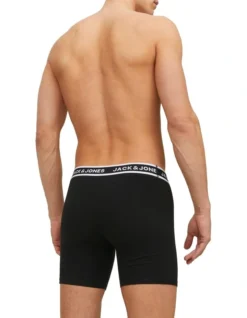 Jack & Jones 5 Pack Solid Trunks In Black -Myer Clothing Shop 969600430 4 720x928