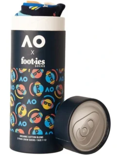 AO X Foot-ies Gift Can 3 Pack Socks In Multi -Myer Clothing Shop 969713380 3 720x928