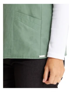 Microfibre Reversible Vest In Green 13 Microfibre Reversible Vest In Green -Myer Clothing Shop 969746770 7 720x928