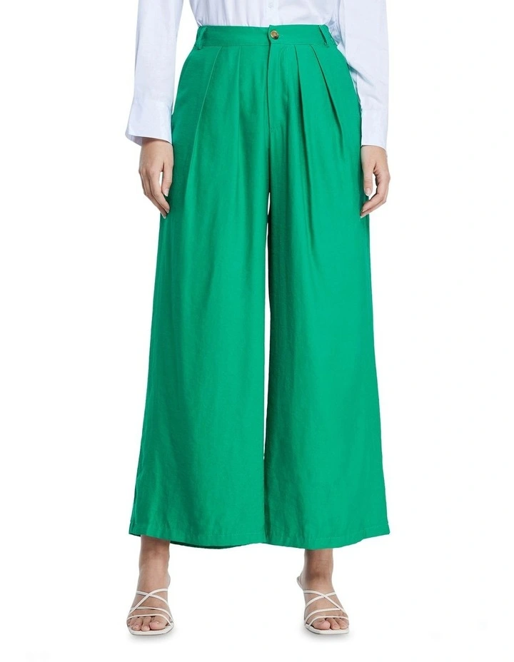 Stella Jennifer Wide Leg Pant In Green 1 Stella Jennifer Wide Leg Pant In Green