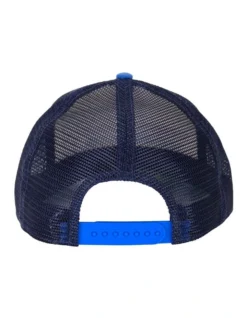 AMERICAN NEEDLE Chicago Race Sinclair Trucker Cap In Blue/Ivory -Myer Clothing Shop 970754860 4 720x928