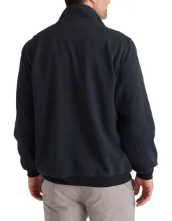 Zed Snowy Mt Fleece Jacket In Jet Marle -Myer Clothing Shop 970805260 3 720x928