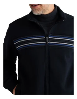 Bello Snowy Mt Fleece Jacket In Black -Myer Clothing Shop 970805440 4 720x928