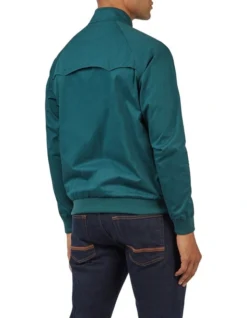 Ben Sherman Signature Harrington Jacket In Green -Myer Clothing Shop 970812910 3 720x928