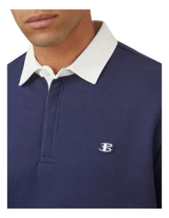 Ben Sherman Rugby Sweat Top In Blue 6 Ben Sherman Rugby Sweat Top In Blue -Myer Clothing Shop 970976980 4 720x928