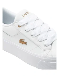 Lacoste Ziane Platform Leather Sneaker In White -Myer Clothing Shop 973933750 6 720x928