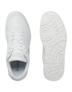 Lacoste T-Clip Leather Sneaker In White 9 Lacoste T-Clip Leather Sneaker In White -Myer Clothing Shop 973934740 4 720x928