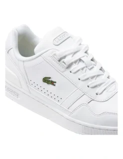 Lacoste T-Clip Leather Sneaker In White 11 Lacoste T-Clip Leather Sneaker In White -Myer Clothing Shop 973934740 6 720x928