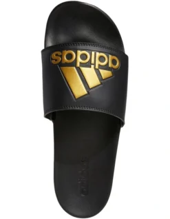 ADIDAS Adilette Comfort Slides In Black -Myer Clothing Shop 974160190 3 720x928