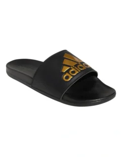 ADIDAS Adilette Comfort Slides In Black -Myer Clothing Shop 974160190 4 720x928