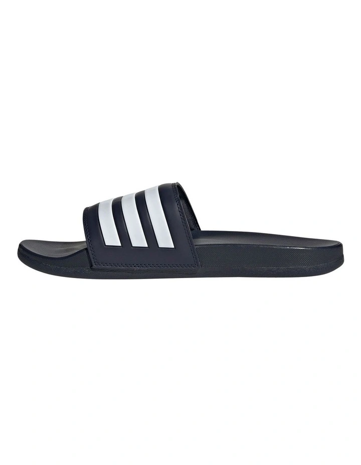 ADIDAS Adilette Comfort Slides In Blue 2 ADIDAS Adilette Comfort Slides In Blue - Image 2
