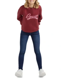 Guess Tinca Sweatshirt In Red -Myer Clothing Shop 974237860 4 720x928