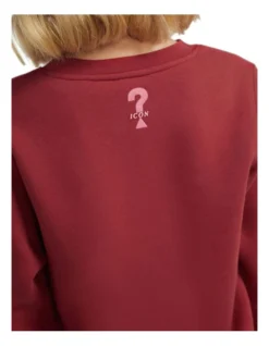 Guess Tinca Sweatshirt In Red -Myer Clothing Shop 974237860 5 720x928