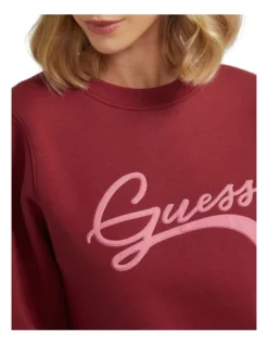 Guess Tinca Sweatshirt In Red -Myer Clothing Shop 974237860 6 720x928