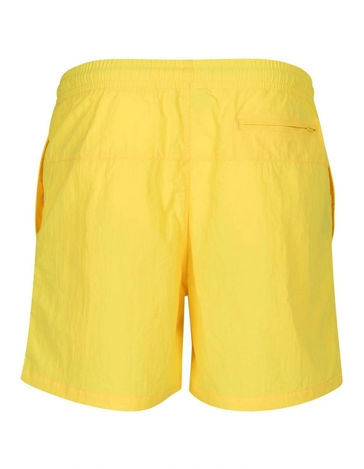 URBAN CLASSICS Block Swim Shorts In Neon Yellow 6 URBAN CLASSICS Block Swim Shorts In Neon Yellow - Image 6