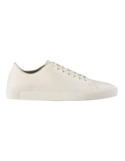 Clay Leather Sneakers In Grey