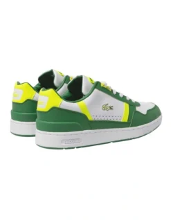 Lacoste T-clip Sneakers In White/Green -Myer Clothing Shop 974581570 4 1 720x928