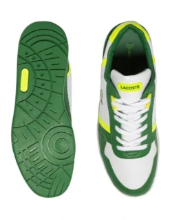 Lacoste T-clip Sneakers In White/Green -Myer Clothing Shop 974581570 5 1 720x928