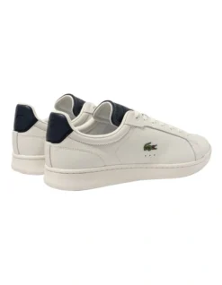 Lacoste Carnaby Pro Luxe Sneakers In White/Navy -Myer Clothing Shop 974582110 3 720x928