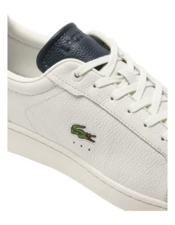 Lacoste Carnaby Pro Luxe Sneakers In White/Navy -Myer Clothing Shop 974582110 6 720x928