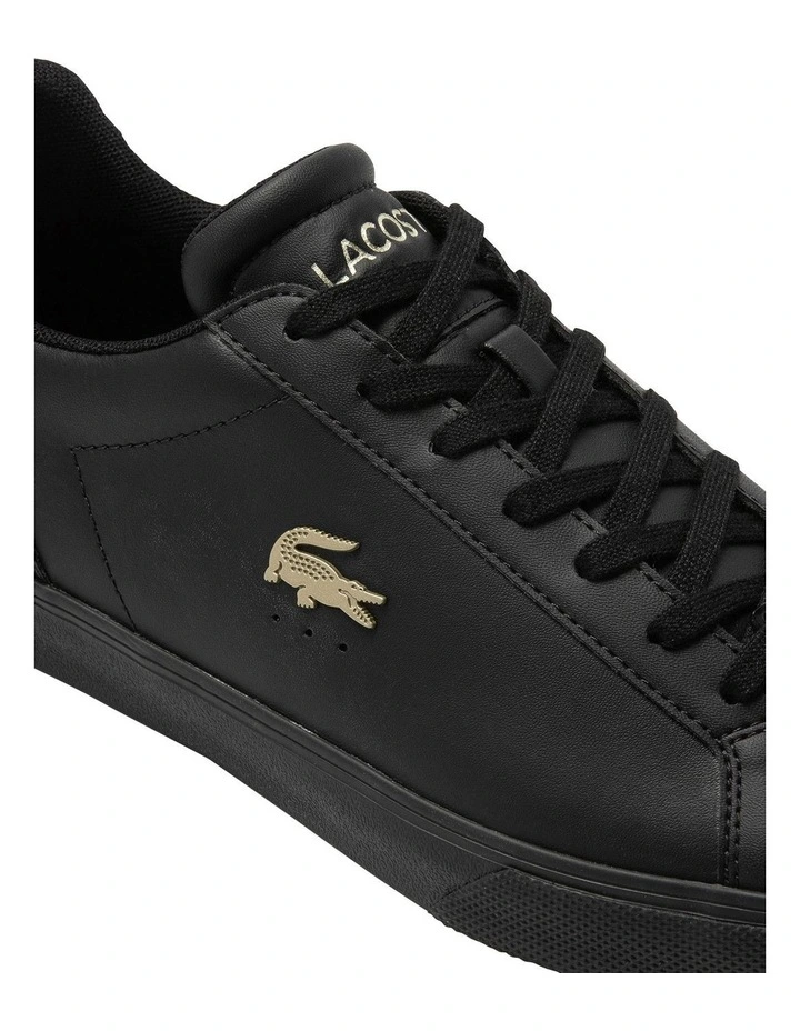 Lacoste Lerond Pro Sneakers In Black 6 Lacoste Lerond Pro Sneakers In Black - Image 6
