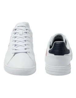 Lacoste Europa Pro Tri Sneakers In White/Navy 10 Lacoste Europa Pro Tri Sneakers In White/Navy -Myer Clothing Shop 974582380 5 720x928