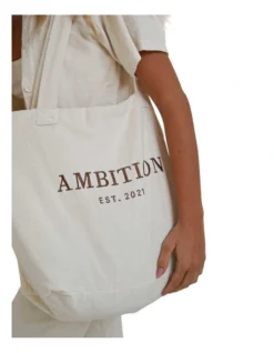 Organic Cotton Bag In Beige