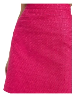 Alexis Tweed Mini Skirt In Pink 7 Alexis Tweed Mini Skirt In Pink -Myer Clothing Shop 974827810 4 720x928