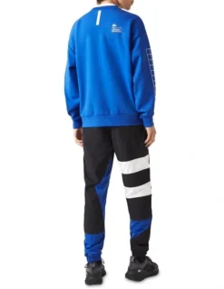 Lacoste Active Crew Neck Sweat Top In Blue -Myer Clothing Shop 974868760 3 720x928