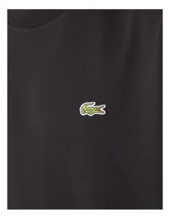 Lacoste Essential Non Brushed Crew Sweat Top In Black -Myer Clothing Shop 974869390 5 720x928
