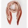 Basque Pleated Headscarf In Red