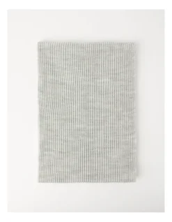 Cozys Rib Knit Winter Scarf In Grey -Myer Clothing Shop 974980720 974981170 5 720x928