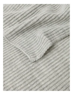 Cozys Rib Knit Winter Scarf In Grey -Myer Clothing Shop 974980720 974981170 6 720x928
