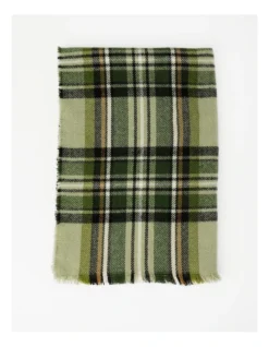 Check Scarf In Khaki -Myer Clothing Shop 974980900 974981620 3 720x928
