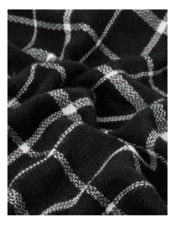 Check Scarf In Black -Myer Clothing Shop 974980900 974981710 5 720x928