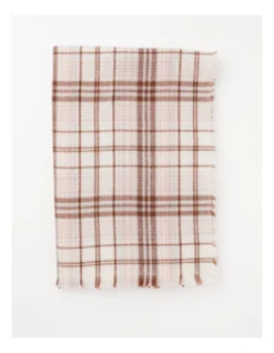 Check Scarf In Pink -Myer Clothing Shop 974980900 974981800 3 720x928