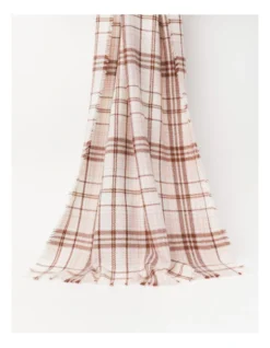 Check Scarf In Pink -Myer Clothing Shop 974980900 974981800 6 720x928