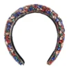 Jewelled Headband In Multi