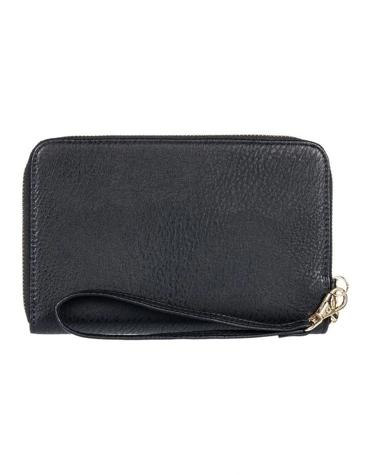 Roxy Back In Brooklyn All Around Zipper Wallet In Black 2 Roxy Back In Brooklyn All Around Zipper Wallet In Black - Image 2