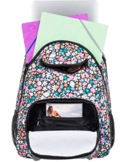 Roxy Shadow Swell Printed Medium Backpack In Black Multi -Myer Clothing Shop 975202660 4 720x928