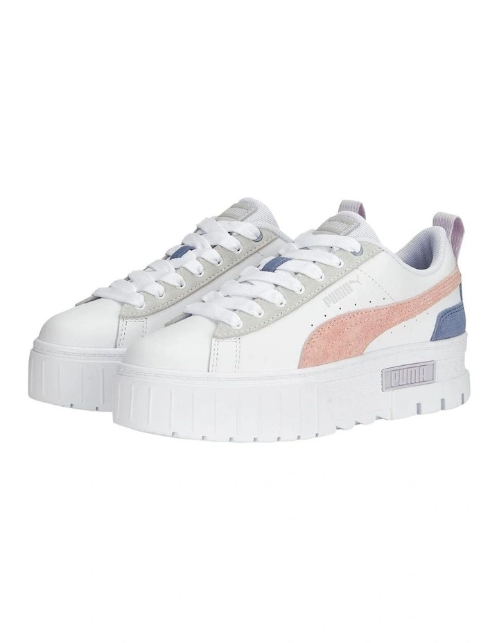 Puma Mayze Mix Sneaker In White 2 Puma Mayze Mix Sneaker In White - Image 2