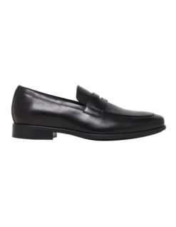 Hush Puppies Norton Black Slip On In Black