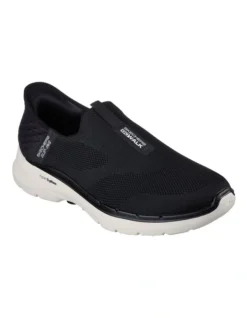 Skechers Go Walk 6 Easy On Sneaker In Black 7 Skechers Go Walk 6 Easy On Sneaker In Black -Myer Clothing Shop 975583540 3 720x928