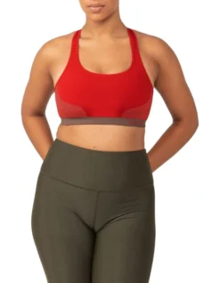 Triumph Triaction Seamfree Wirefree Sports Crop Bra In Red 7 Triumph Triaction Seamfree Wirefree Sports Crop Bra In Red -Myer Clothing Shop 975637640 4 720x928