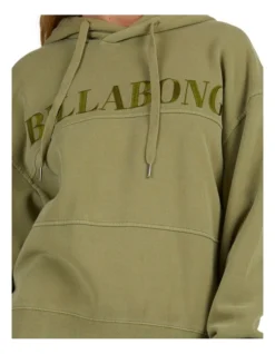 Billabong Baseline Pop Hoodie In Green -Myer Clothing Shop 975662470 4 720x928