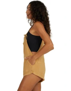Billabong Wild Pursuit Overall In Brown -Myer Clothing Shop 975667150 3 720x928
